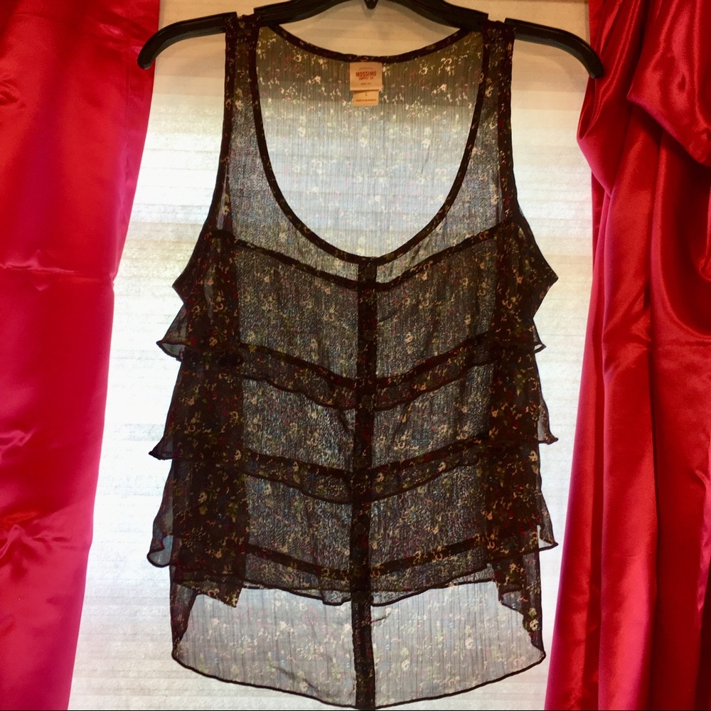 Sheer, Sleeveless Top